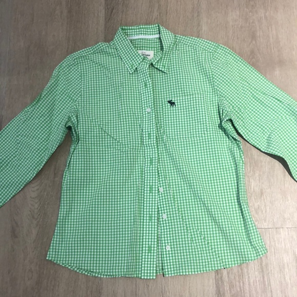 Plaid green Oxford Short - Picture 1 of 3